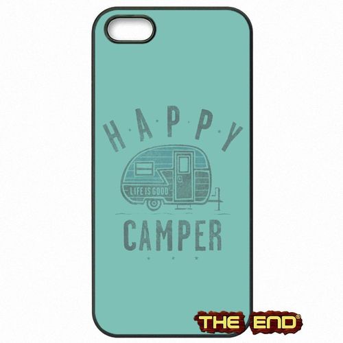 Handyhülle Happy Camper türkis
